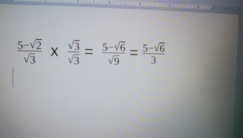 SOMEONE SMART 15 POINTS I have to get rid of the radical in the denominator of a fraction-example-1