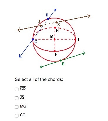 Select all of the chords:-example-1