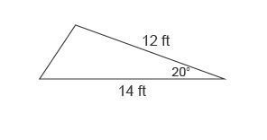 The figure shows the dimensions of the side panel of a skateboard ramp what is the-example-1