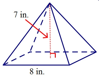 Find the surface area of the right square pyramid. Round your answer to the nearest-example-1