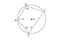 Quadrilateral ABCD is inscribed in circle 0 What is m<A-example-1