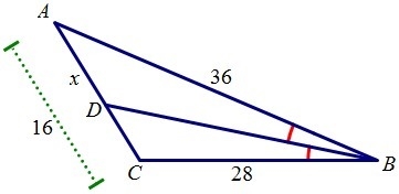 Find the value of x. A. 7 B. 9 C. 11 D. 12-example-1