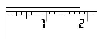 Which is the MOST precise measurement this ruler can give for the line segment? A-example-1