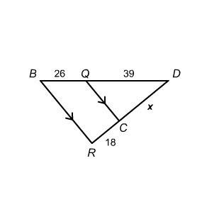 1.The two triangles are similar. (picture one) What is the value of x? 2. What is-example-2