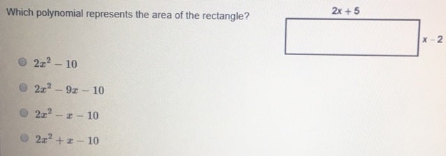 Which polynomial represents the area of the rectangle?-example-1