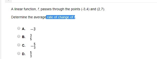 What is the rate of change for f-example-1