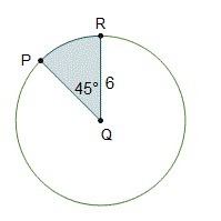 Which statements are true about circle Q? Check all that apply. The ratio of the measure-example-1