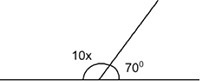 The angles shown below are supplementary: What is the value of x? 10° 11° 20° 21°-example-1