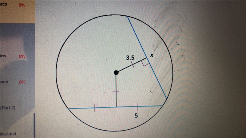 Find the value of x. 7 10 3.5 5-example-1