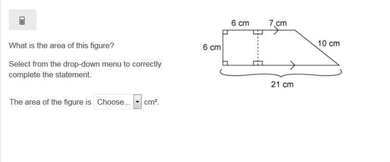 What is the area of this figure? Select from the drop-down menu to correctly complete-example-1