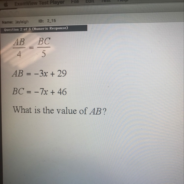 What is the value of AB?-example-1