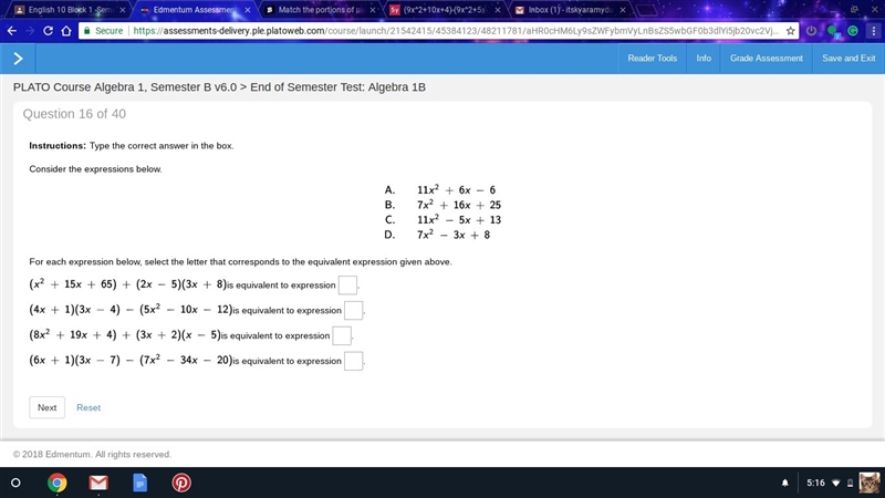 Consider the expressions below-example-1