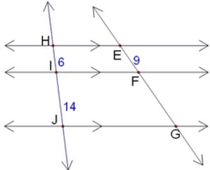 50 POINTS!!!!!!!!!! Solve for EG. A) 12 B) 15 C) 21 D) 30-example-1