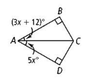 5. AC bisects Angle BAD. Find the measure of angle BAC. 6 degrees 15 degrees 30 degrees-example-1