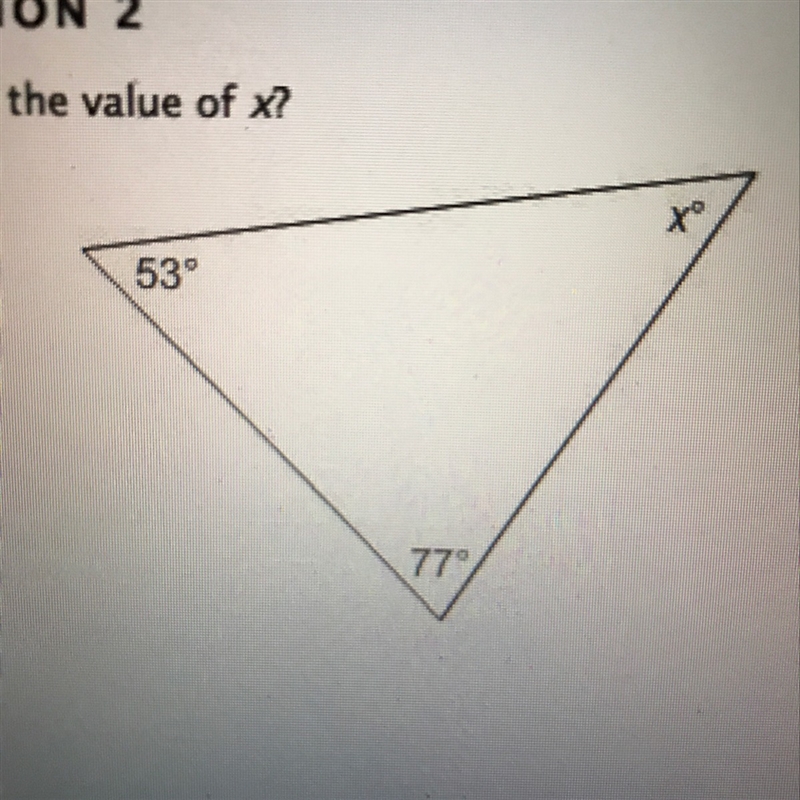 What is the value of x? Please help, I’m confused on how to do the triangle theorem-example-1