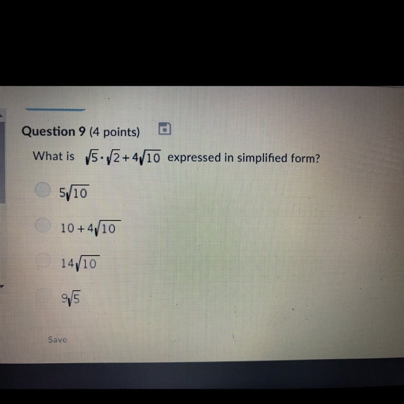 What is (pic above)^ expressed in simplified form?-example-1