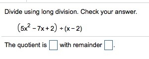 Divide using long division.-example-1