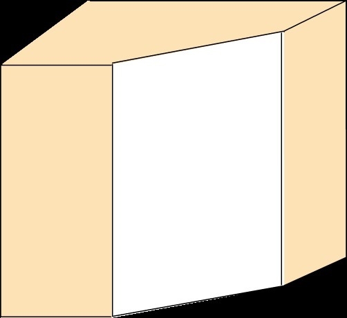 Identify the cross section shown. a. rectangle b. circle c. trapezoid d. pentagon-example-1