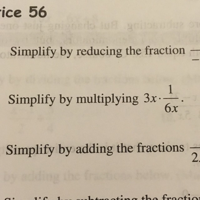 What is 3X times 1/6X-example-1