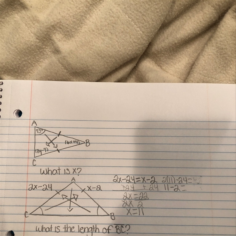 NEED HELP TRIANGLES 10 POINTS-example-1