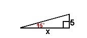 Find x to the nearest tenth. 1: 1.3 2: 18.7 3: 19.3 I got 1.3, but was told it's wrong-example-1