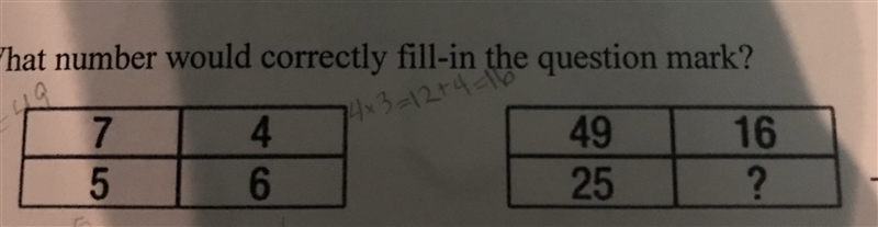 What number would fill in the question mark?-example-1