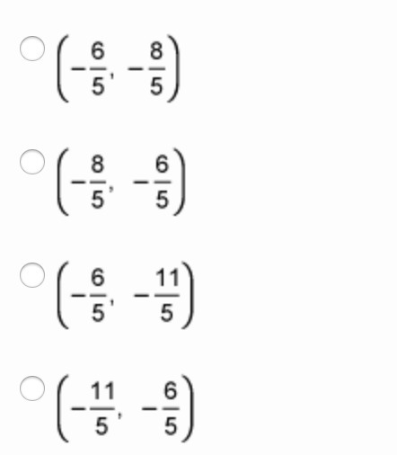 Pleaseeeee help Solve the system of equations and choose the correct answer from the-example-1