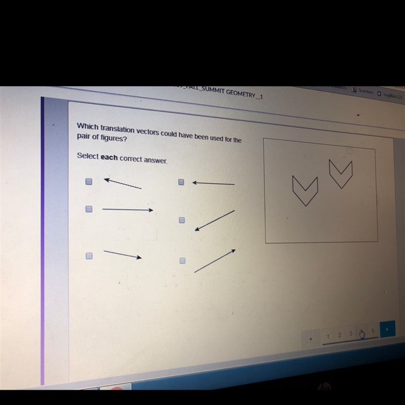 which translation vectors could have been used for the pair of figures? PLEASE HELP-example-1