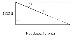 Multiple choice!!!!!!!!! To approach the runway, a pilot of a small plane must begin-example-1