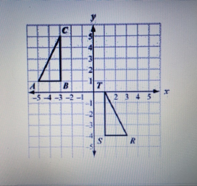 What is a sequence of transformations that could map ABC to RST?-example-1