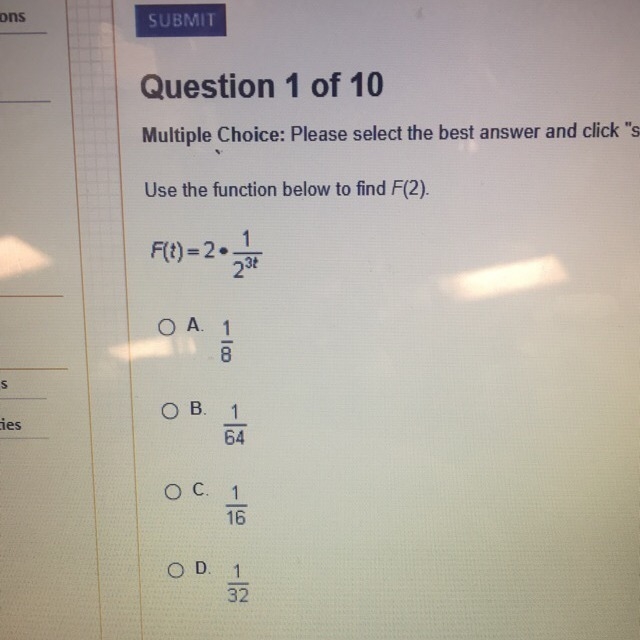 Use this function below to help find F(2)?-example-1