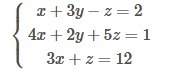 What is the solution to the system of equations? Answer choices: A. (3, 0, 3) B. (5, −2, −3) C-example-1