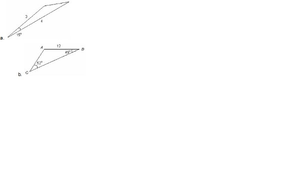 1. Consider the right triangle ABC given below. a. Find the length of side b to two-example-2