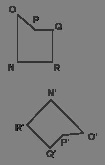 Triangle Which of the statements describe the transformation on the left? Check all-example-1