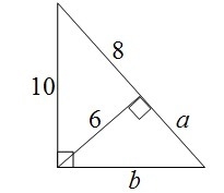 What are the values of a and b?-example-1