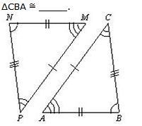 1) The two triangles are congruent. Find the missing side lengths and the missing-example-2