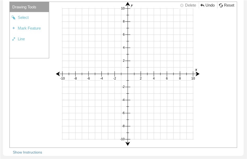 Use the drawing tool(s) to form the correct answer on the provided graph. Consider-example-1