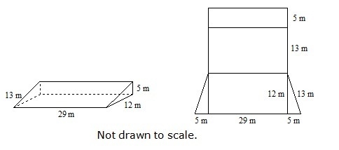 Use the net to find the surface area of the prism-example-1