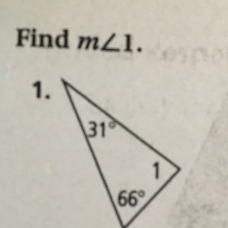 Find the measure of angle 1.-example-1