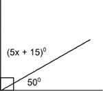 Based on the figure below, what is the value of x? 5 7 11 15-example-1