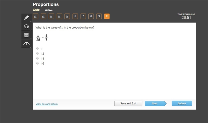 What is the value of n in the proportion below?-example-1