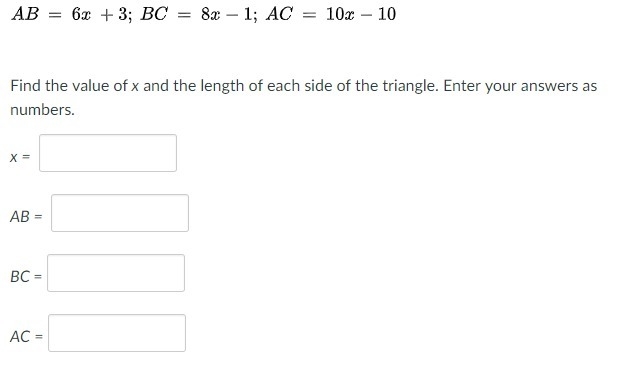 Triangle ABC is an isosceles triangle. Sides AB and BC are congruent.-example-1