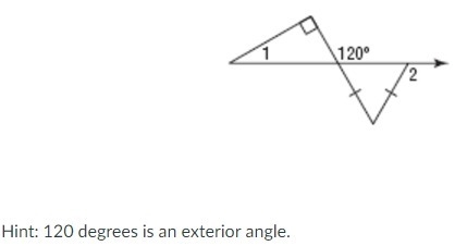 What is the measure of Angle 1 and 2? Enter your answer as a number.-example-1