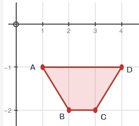 What set of reflections would carry trapezoid ABCD onto itself? y=x, x-axis, y=x, y-example-1