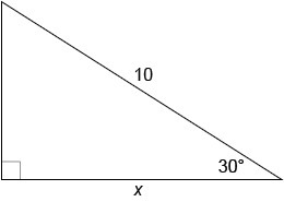 What is the value of x in this figure? 52√ 53√ 103√3 5-example-1