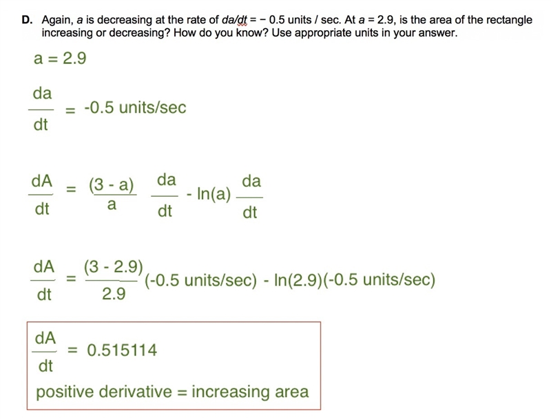 Hi, I don't feel very confident about my work in this calculus problem and I would-example-3