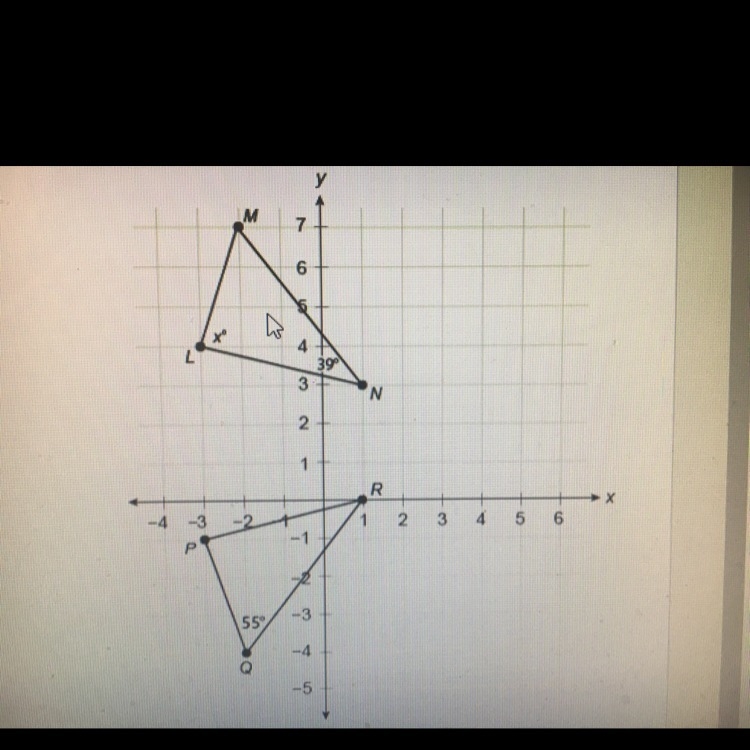 What is the value of x in degrees?-example-1