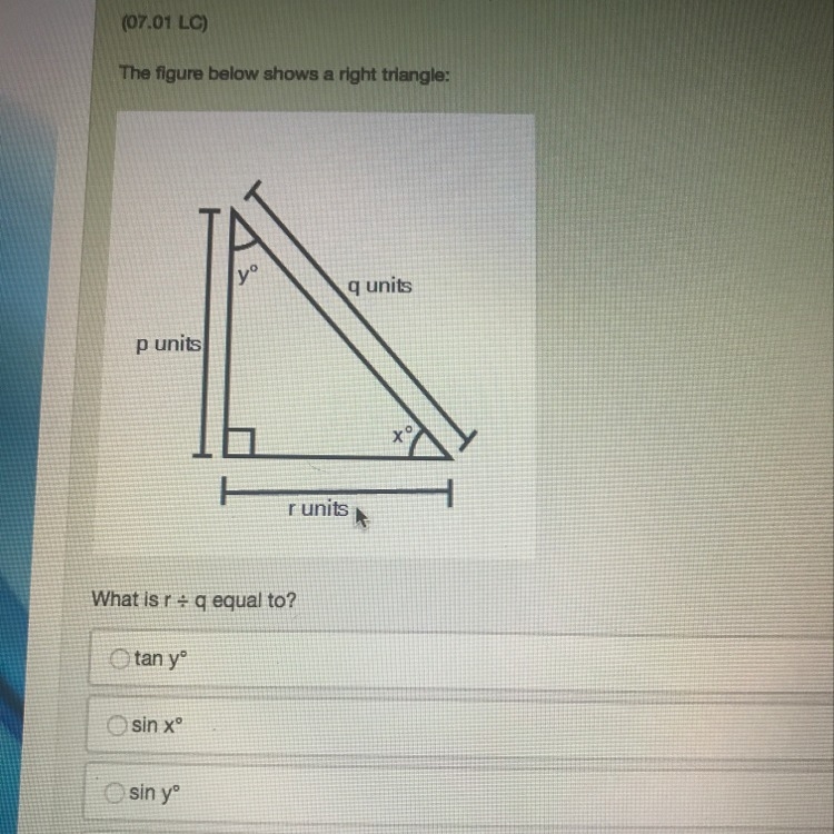 The figure below shows a right triangle-example-1