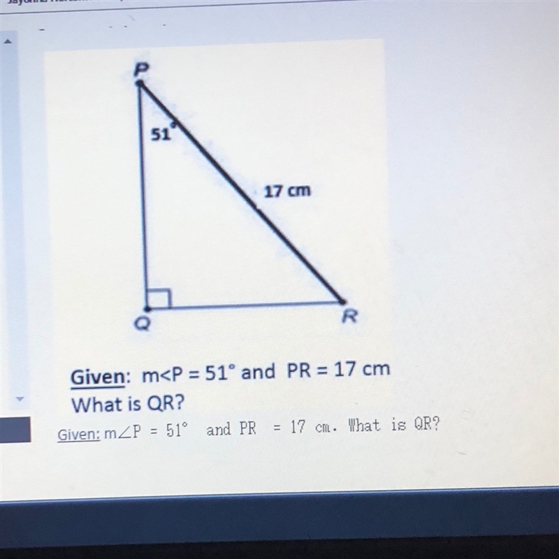 Can someone help please? A) 4cm B) 21cm C)13.2cm D)10.7cm-example-1