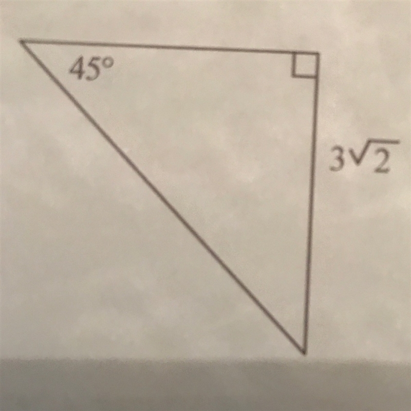 Find the length of the hypotenuse-example-1